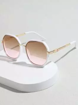 Солнцезащитные очки женские, белый