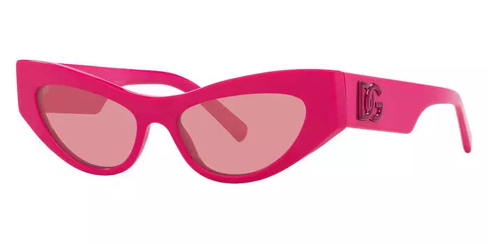 Солнцезащитные очки женские Dolce & Gabbana 52 мм цвета фуксии DG4450-326230-52, фуксия