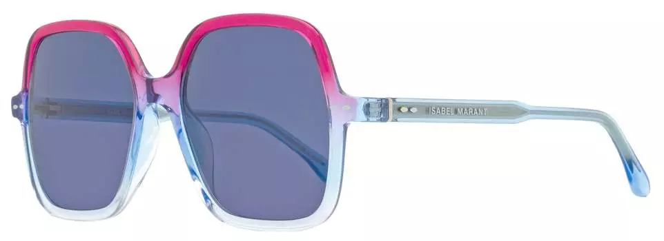 Солнцезащитные очки женские Isabel Marant квадратной формы IM0077GS K1GKU красно-синий градиент 56 мм
