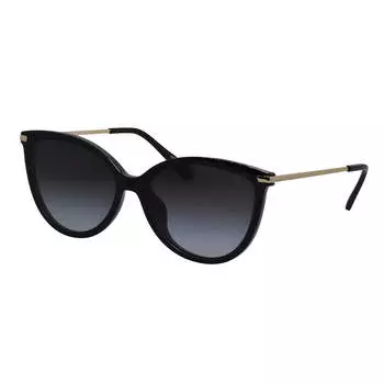 Солнцезащитные очки женские кошачий глаз Michael Kors DUPONT MK 2184U 30058G 58 мм, черный