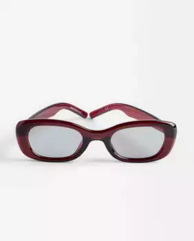 Солнцезащитные очки женские Parfois с защитой от УФ-излучения и оправой «кошачий глаз» красного цвета, красный
