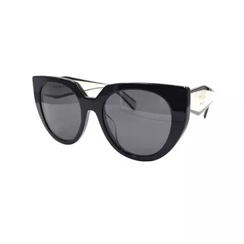 Солнцезащитные очки женские Prada, черный / белый