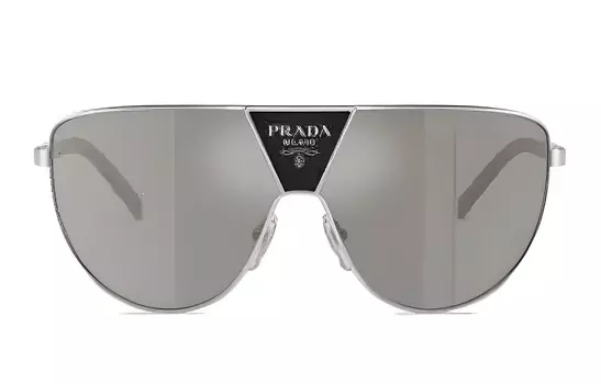 Солнцезащитные очки женские Prada в широкой оправе, черный