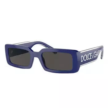Солнцезащитные очки женские прямоугольные Dolce & Gabbana DG 6187 309487 53 мм, синий