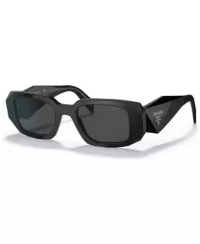Солнцезащитные очки женские прямоугольные Symbole, модель PR 17WS PRADA, черный