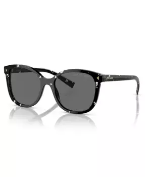 Солнцезащитные очки женские Signature Square, PR 22ZS PRADA, черный