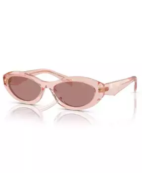 Солнцезащитные очки женские Symbole Irregular, PR 26ZS PRADA, коричневый