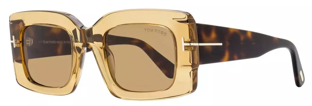 Солнцезащитные очки женские Tom Ford Brigitta TF1188 45E прозрачные коричневые 50 мм