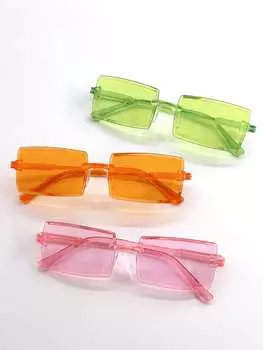 Солнцезащитные очки женские в зеленой оправе