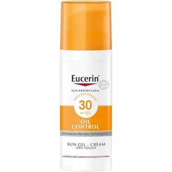 Солнцезащитный гель-крем для контроля жирности кожи SPF 30 50 мл Eucerin