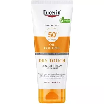 Солнцезащитный гель-крем Dry Touch Spf50 200мл, Eucerin