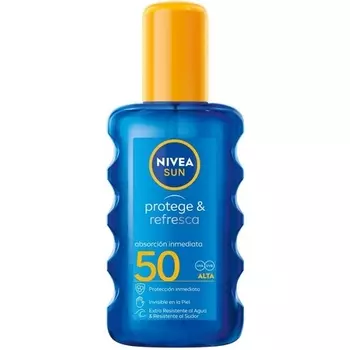 Солнцезащитный и освежающий спрей Spf50 200мл, Nivea