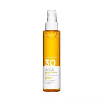 Солнцезащитный крем aceite bruma solar para cuerpo Clarins, объем 150 мл