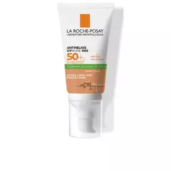 Солнцезащитный крем Anthelios Uvmune 400 Oil Control Gel-Crema Con Color Spf50+ La Roche Posay, 50 мл