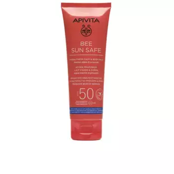 Солнцезащитный крем Bee Sun Safe Hydra Fresh Leche Para Rostro Y Cuerpo Spf 50 Apivita, 100 мл
