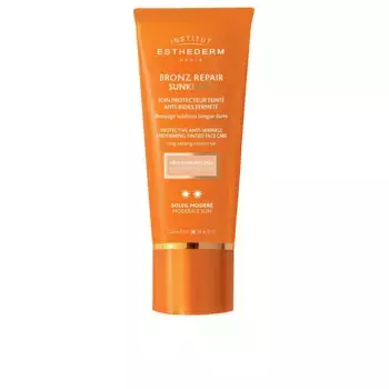Солнцезащитный крем Bronz Repair Sunkissed Crema Facial Antiarrugas Sol Moderado Institut Esthederm, 50 мл