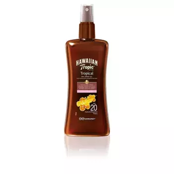 Солнцезащитный крем Coconut & Guava Tropical Dry Oil Spf20 Spray Hawaiian Tropic, 200 мл