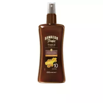 Солнцезащитный крем Coconut & Papaya Dry Oil Spf10 Spray Hawaiian Tropic, 200 мл