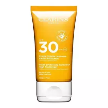 Солнцезащитный крем crema solar juventud alta proteccin spf 30 Clarins, объем 50 мл