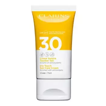 Солнцезащитный крем crema solar tacto seco rostro Clarins, цвет 30