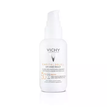 Солнцезащитный крем для лица Capital Soleil Uv-Age Daily Spf50+ Vichy, 40 ml