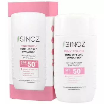 Солнцезащитный крем для лица spf50+/pa++++, 50 мл Sinoz Pink touch