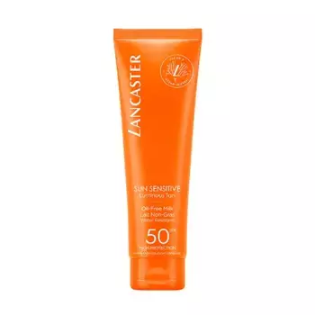 Солнцезащитный крем для тела для чувствительной кожи Sun Sensitive Oil-Free Milk Spf50 Lancaster, 150 ml