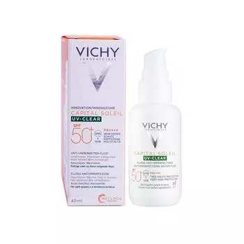 Солнцезащитный крем-флюид Vichy SPF50, 40 мл
