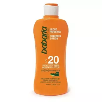 Солнцезащитный крем Leche Corporal Aloe Vera Spf20 Babaria, 200 мл