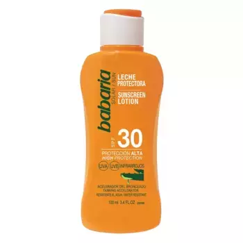 Солнцезащитный крем Leche Corporal Aloe Vera Spf30 Babaria, 200 мл