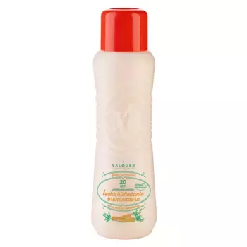 Солнцезащитный крем Leche Hidratante Bronceadora De Zanahorias Facial Y Corporal Spf 20 Valquer, 500 мл