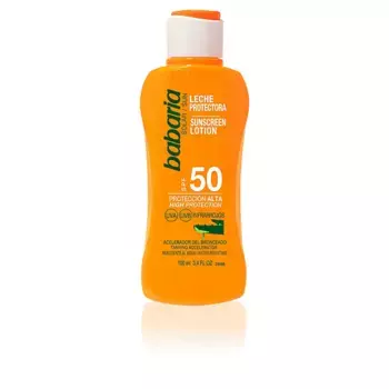 Солнцезащитный крем Leche Protectora Solar Con Aloe Vera Spf50 Babaria, 100 мл