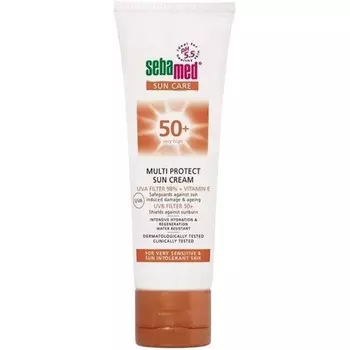 Солнцезащитный крем Multi Protect SPF50+ без отдушек 75 мл Sebamed