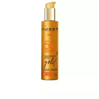 Солнцезащитный крем Nuxe sun aceite bronceador gold rostro y cuerpo spf50 Nuxe, 150 мл.