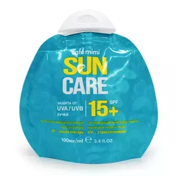 Солнцезащитный крем Protector Solar Spf15+ Waterproof Cafe Mimi, 100 мл