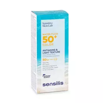 Солнцезащитный крем с цветом Water Fluid 50+ Color Sensilis, 40 ml