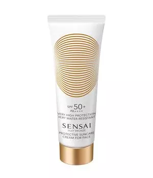 Солнцезащитный крем Sensai Silky Bronze Protective Suncare Cream For Face 50+, 50 ml