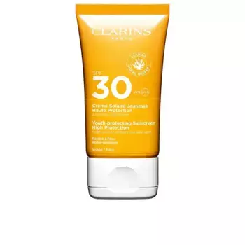 Солнцезащитный крем Solar Crema Tacto Seco Rostro Uva/Uvb30 Clarins, 50 мл