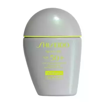 Солнцезащитный крем sports bb quick dry protector solar con color spf50+ Shiseido, цвет medium dark