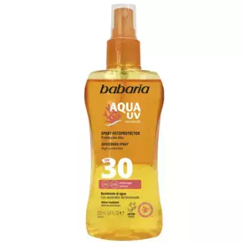 Солнцезащитный крем spray fotoprotector aqua uv Babaria, цвет 30
