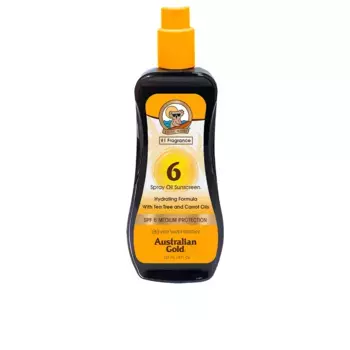 Солнцезащитный крем Spray Oil Sunscreen Carrot Formula Spf6 Australian Gold, 237 мл