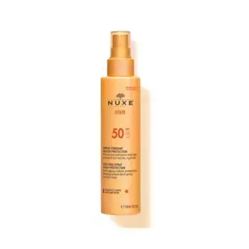 Солнцезащитный крем spray protector solar sun rostro y cuerpo spf50+ Nuxe, объем 150 мл