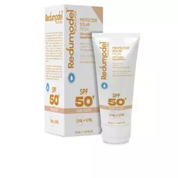 Солнцезащитный крем Sun Care Protector Solar Facial Con Color Spf50+ Redumodel, 50 мл