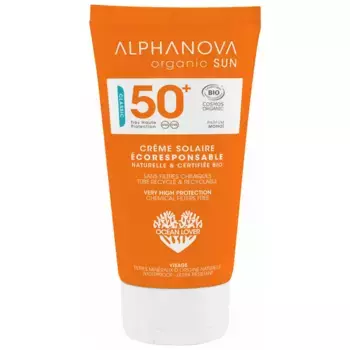 Солнцезащитный крем Sun Crema Solar Ecolgica Spf50+ Alphanova, 50 гр