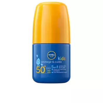 Солнцезащитный крем Sun kids protege&cuida roll on spf50 Nivea, 50 мл.