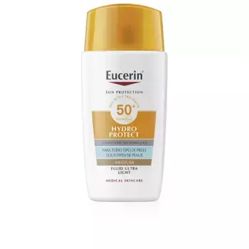 Солнцезащитный крем Sun protection hydro protect fluido con color spf50+ Eucerin, цвет Medium, 50 мл.