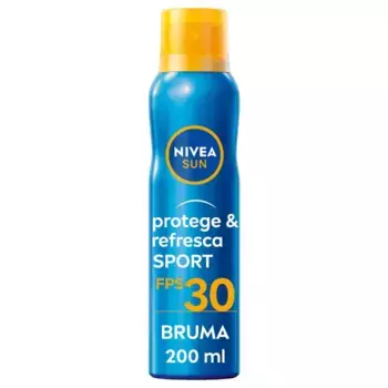 Солнцезащитный крем sun spray bruma protege & refresca Nivea, объем 200 мл