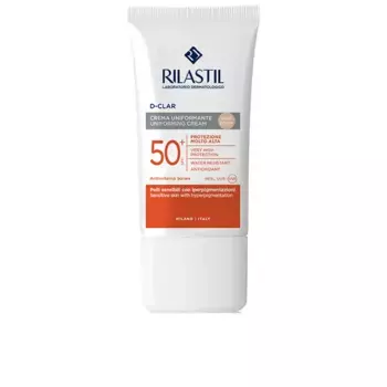 Солнцезащитный крем Sun System D-Clar Crema Unificante Spf50+ #Light Rilastil, 40 мл