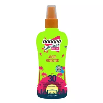 Солнцезащитный крем sunfest aceite protector solar spf 30 Babaria, объем spf 30 200 мл