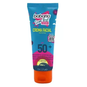 Солнцезащитный крем sunfest crema facial protectora spf 50+ Babaria, объем 75 мл